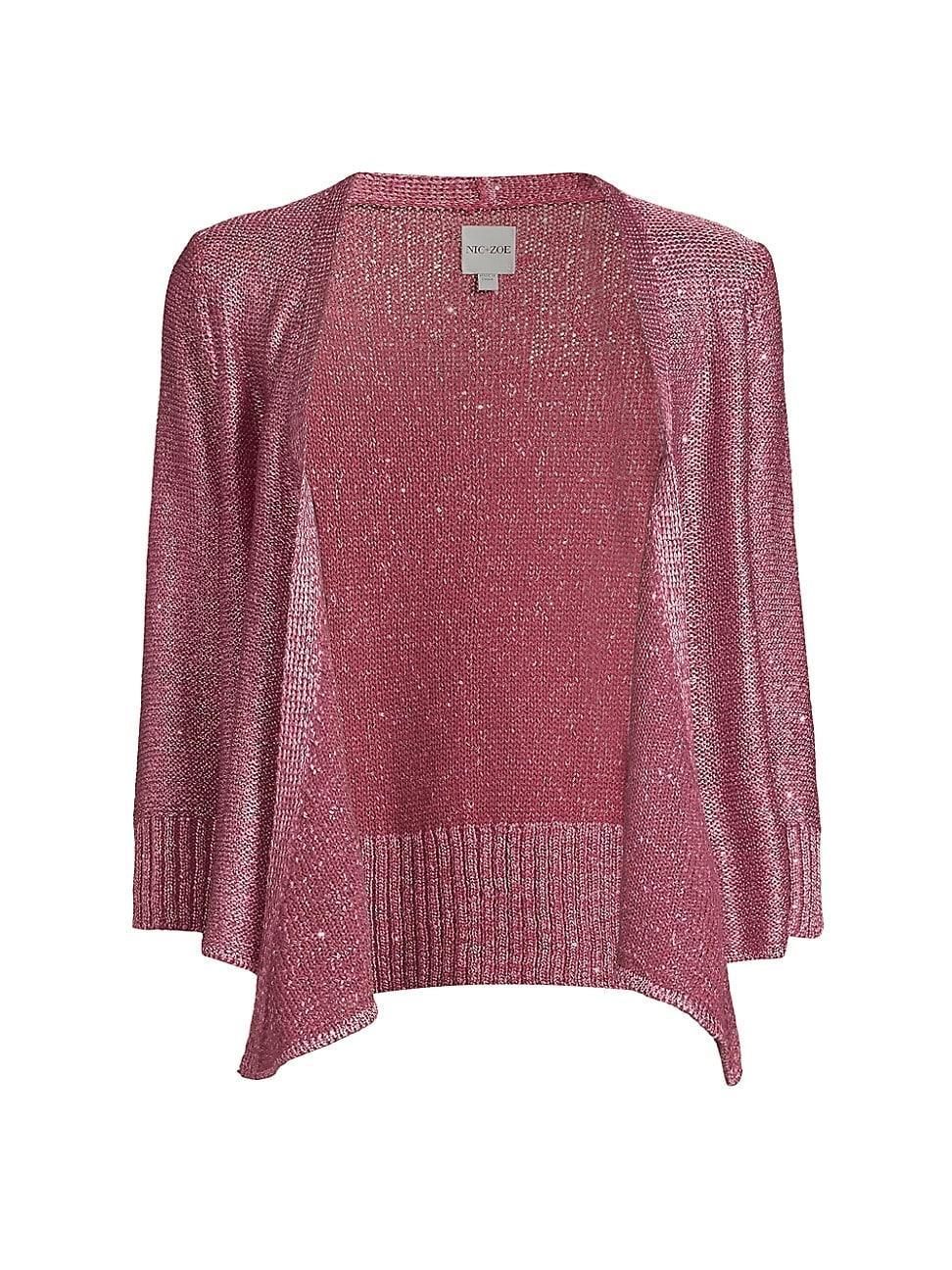 Womens Subtle Sparkle 4-Way Cardigan Product Image