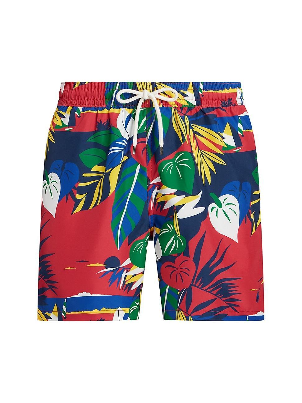 Mens Polo Ralph Lauren x Hoffman Fabrics Traveler Tropical Swim Trunks Product Image