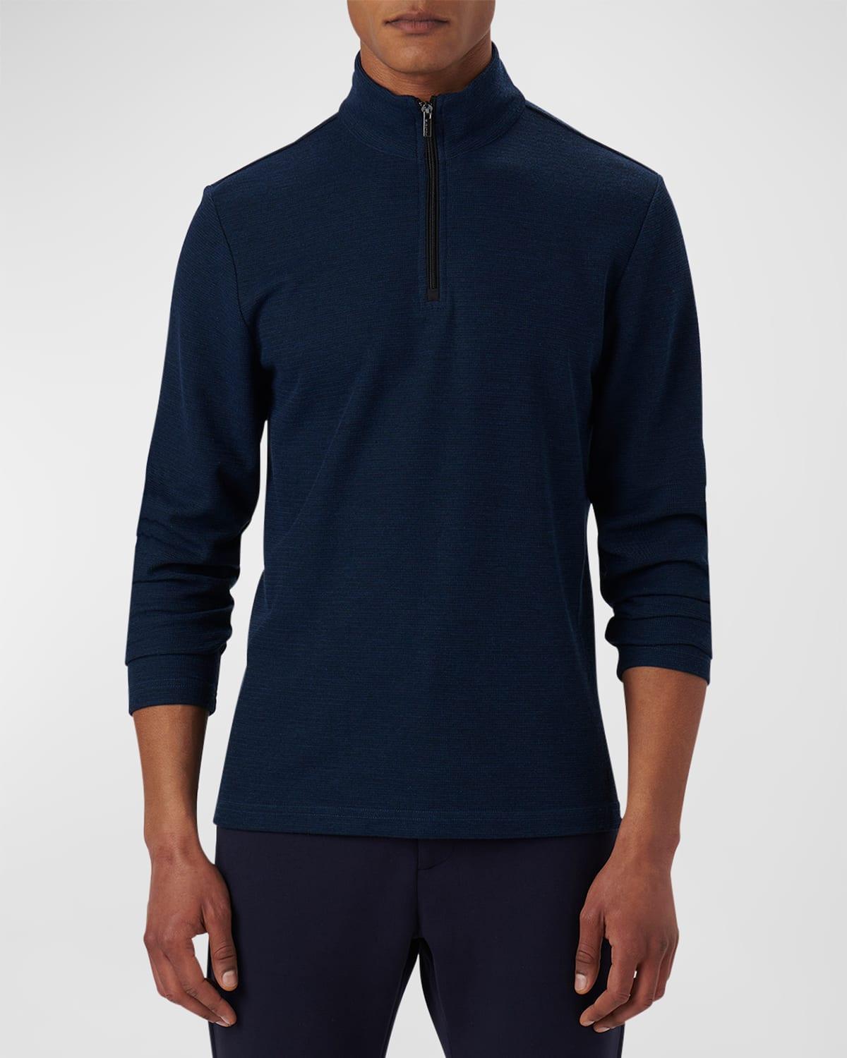 Mens Quarter-Zip Sweater with Back Pocket Product Image