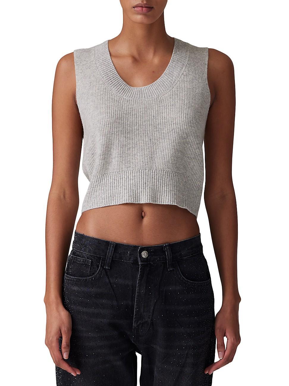 Womens Sita Cashmere Knit Vest Product Image