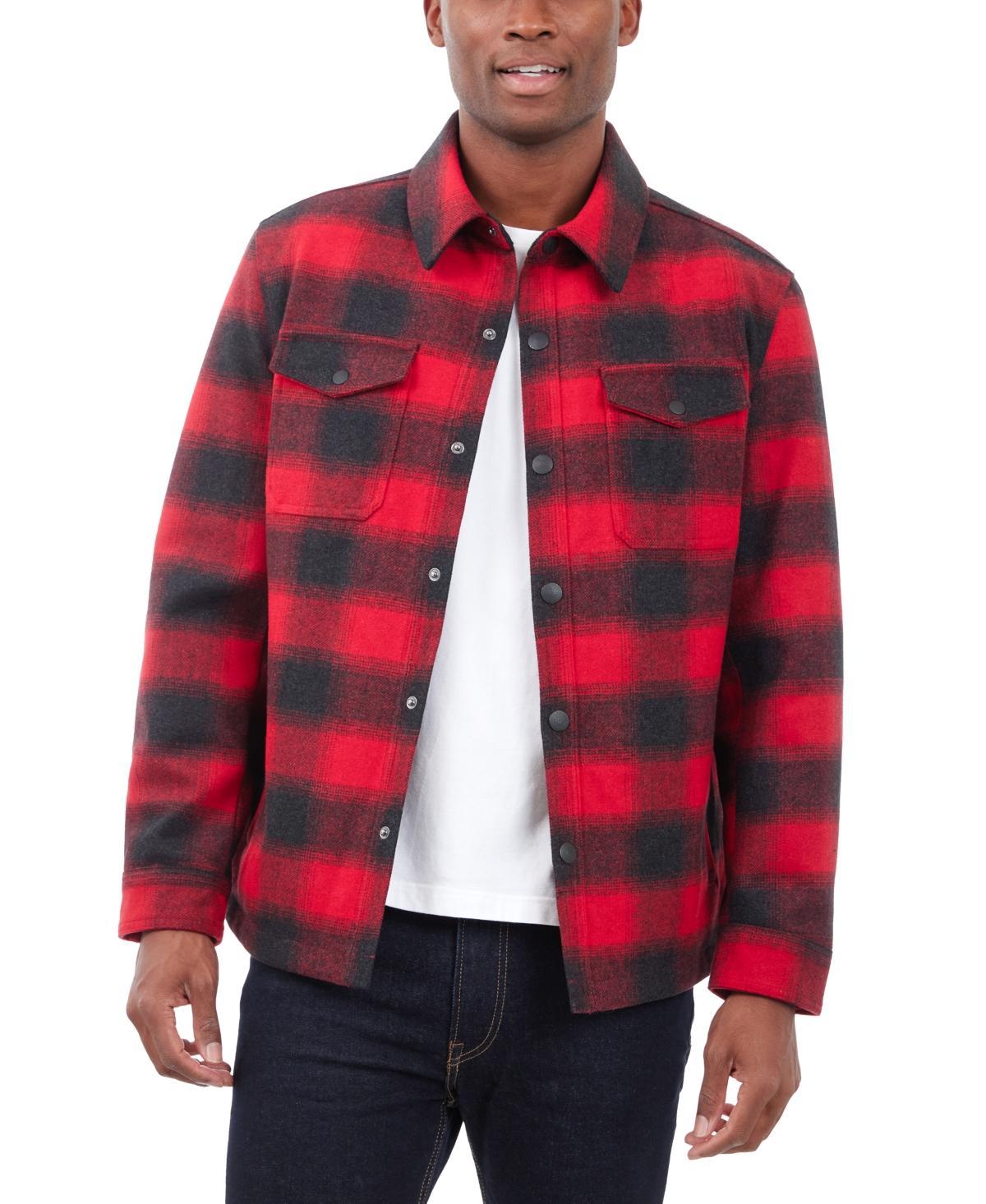 Lucky Brand Mens Quilted Wool Shirt Jacket Product Image