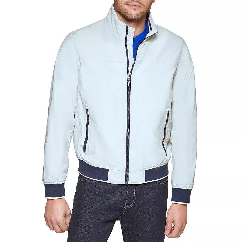 Tommy Hilfiger Mens Mockneck Bomber Jacket - Ice Product Image