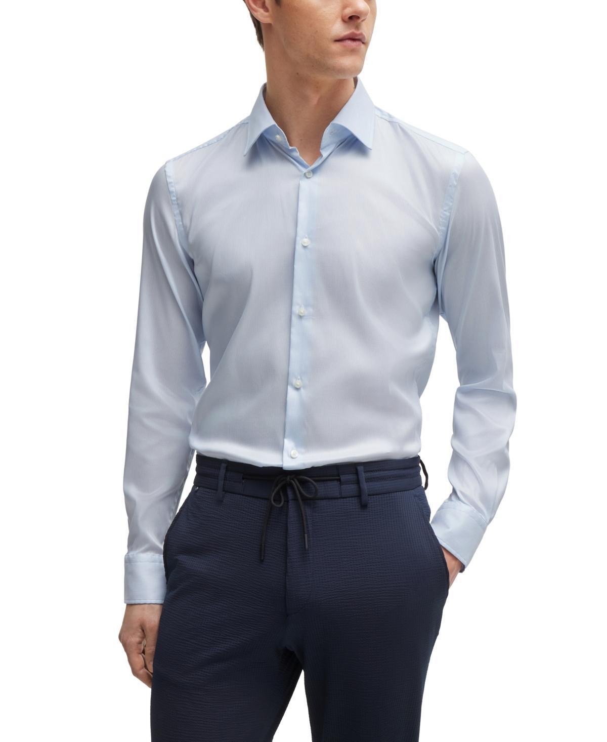 Mens Slim-Fit Shirt Performance-Stretch Material Product Image