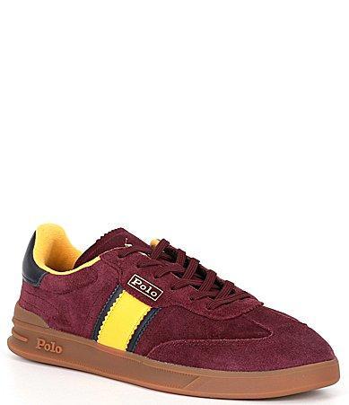 Polo Ralph Lauren Mens Heritage Aera Suede Sneakers Product Image