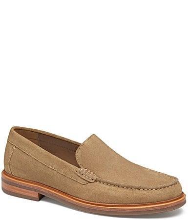 Johnston  Murphy Mens Lyles Suede Venetian Loafers Product Image