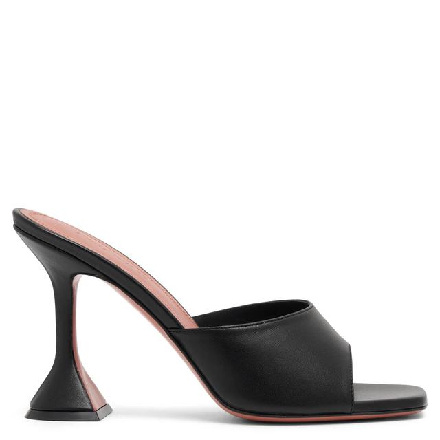 Black Lupita 95 Leather Mules Product Image