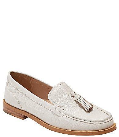 Jack Rogers Hunley Tassel Loafer Leather Women's Flat Shoes Product Image