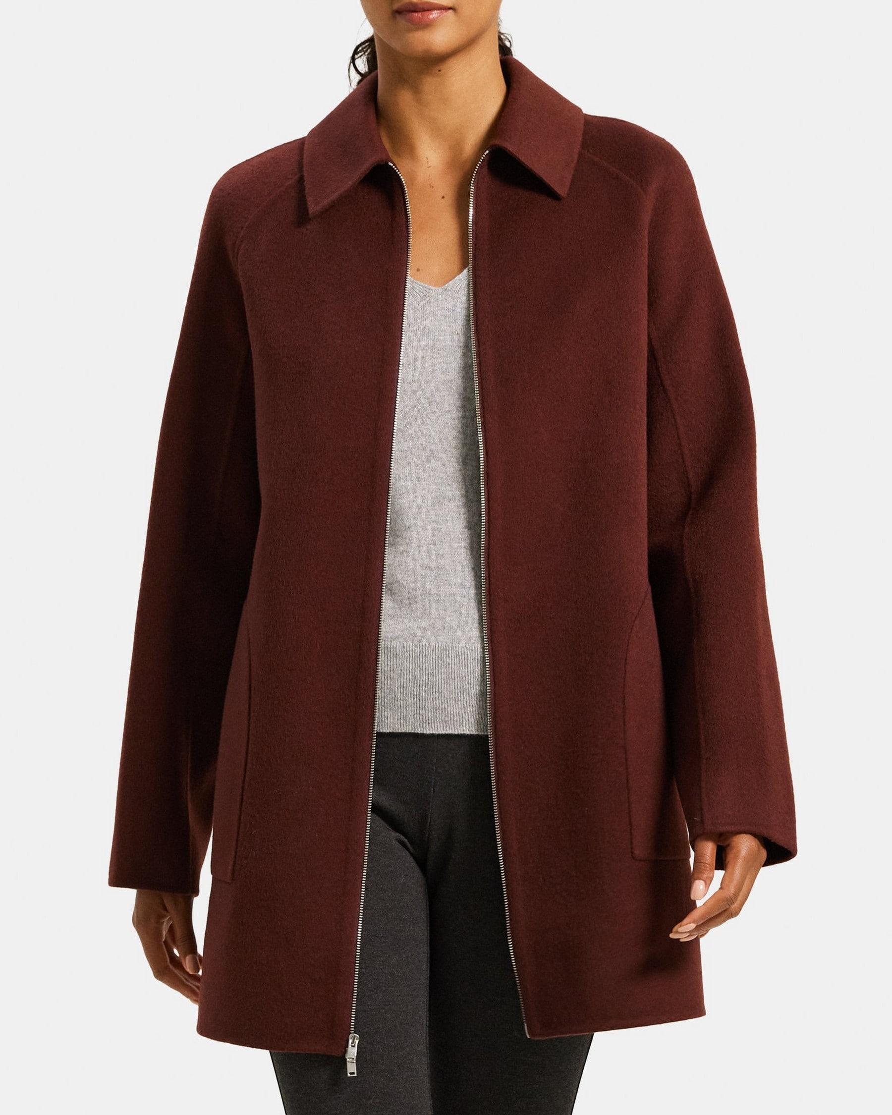 Relaxed Coat in Double-Face Wool-Cashmere product image