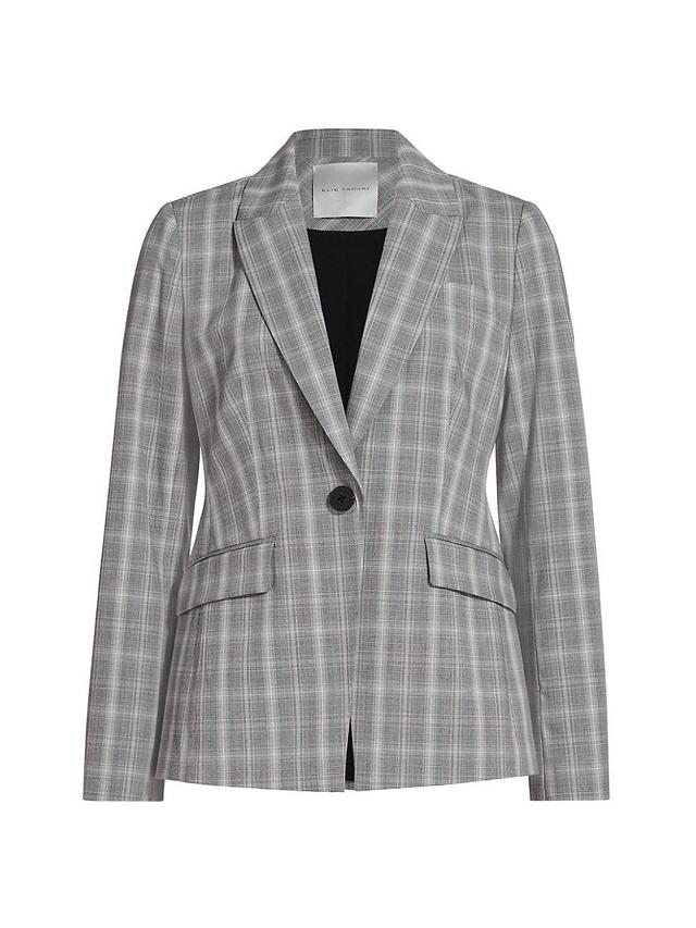 Womens The Taylor Plaid Blazer Product Image