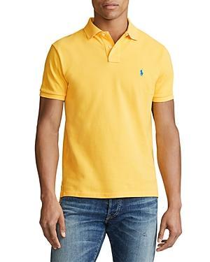 Cotton Mesh Custom Slim Fit Polo Shirt In Canterbury Product Image