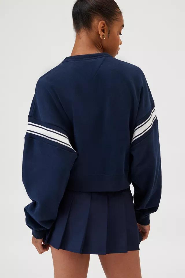 Tommy Jeans New York Crest Boxy Crewneck Pullover Product Image