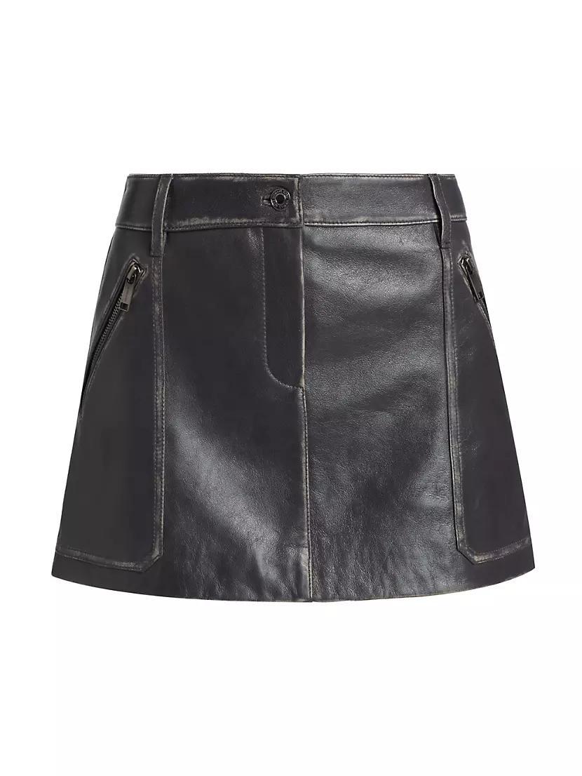 Micro Leather Mini Skirt product image