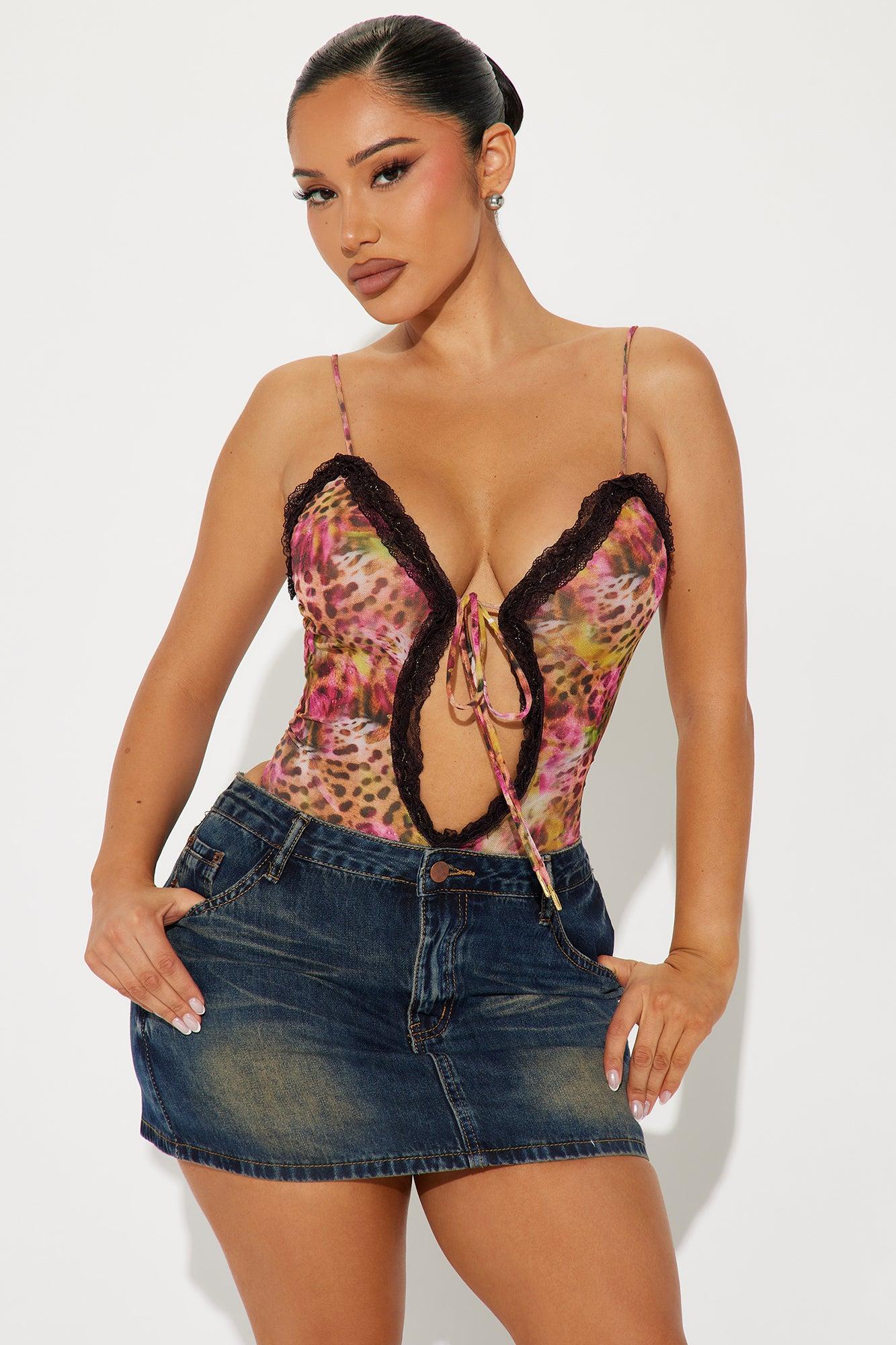 Hottest Summer Mesh Bodysuit - Multi Color Product Image