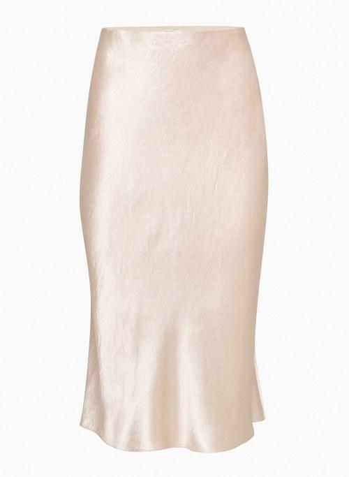 slip satin midi skirt Product Image