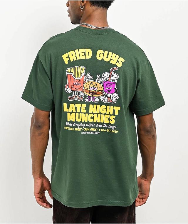 The High & Mighty Fried Guys Green T-Shirt Product Image