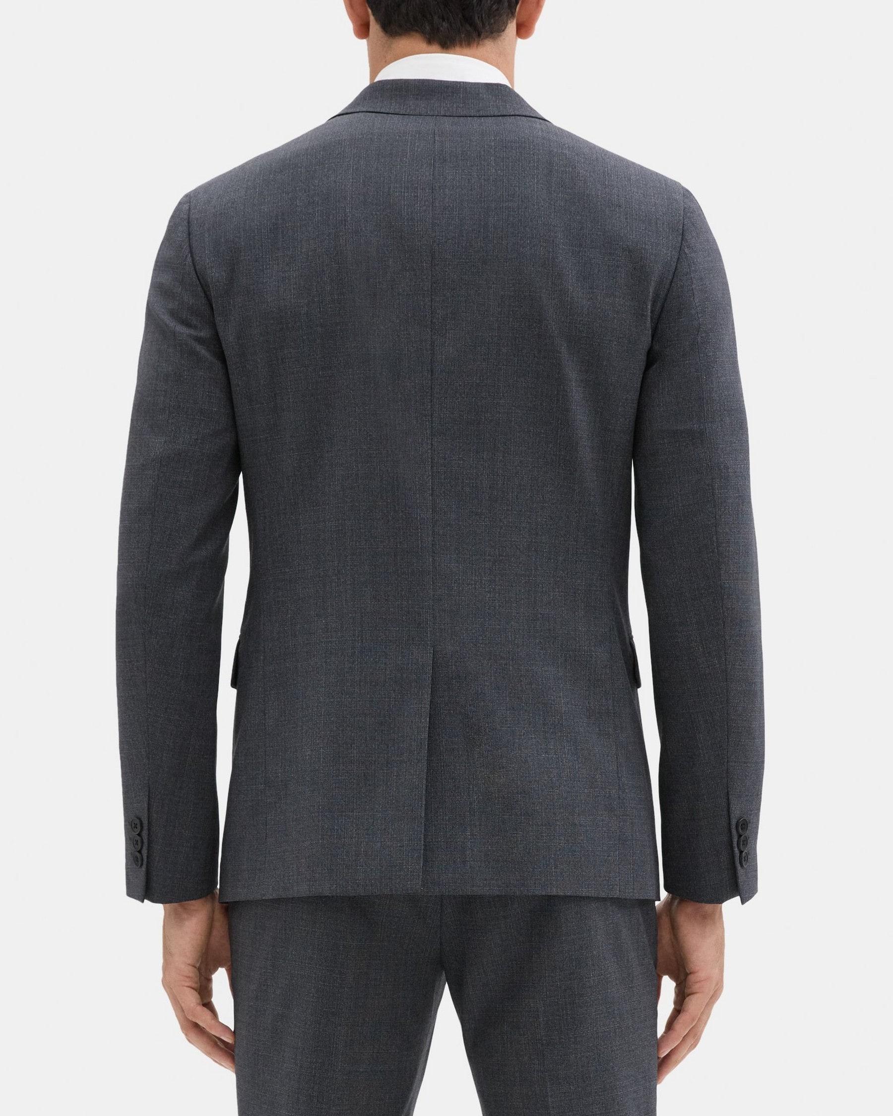 Unstructured Blazer in Checked Wool-Blend Product Image