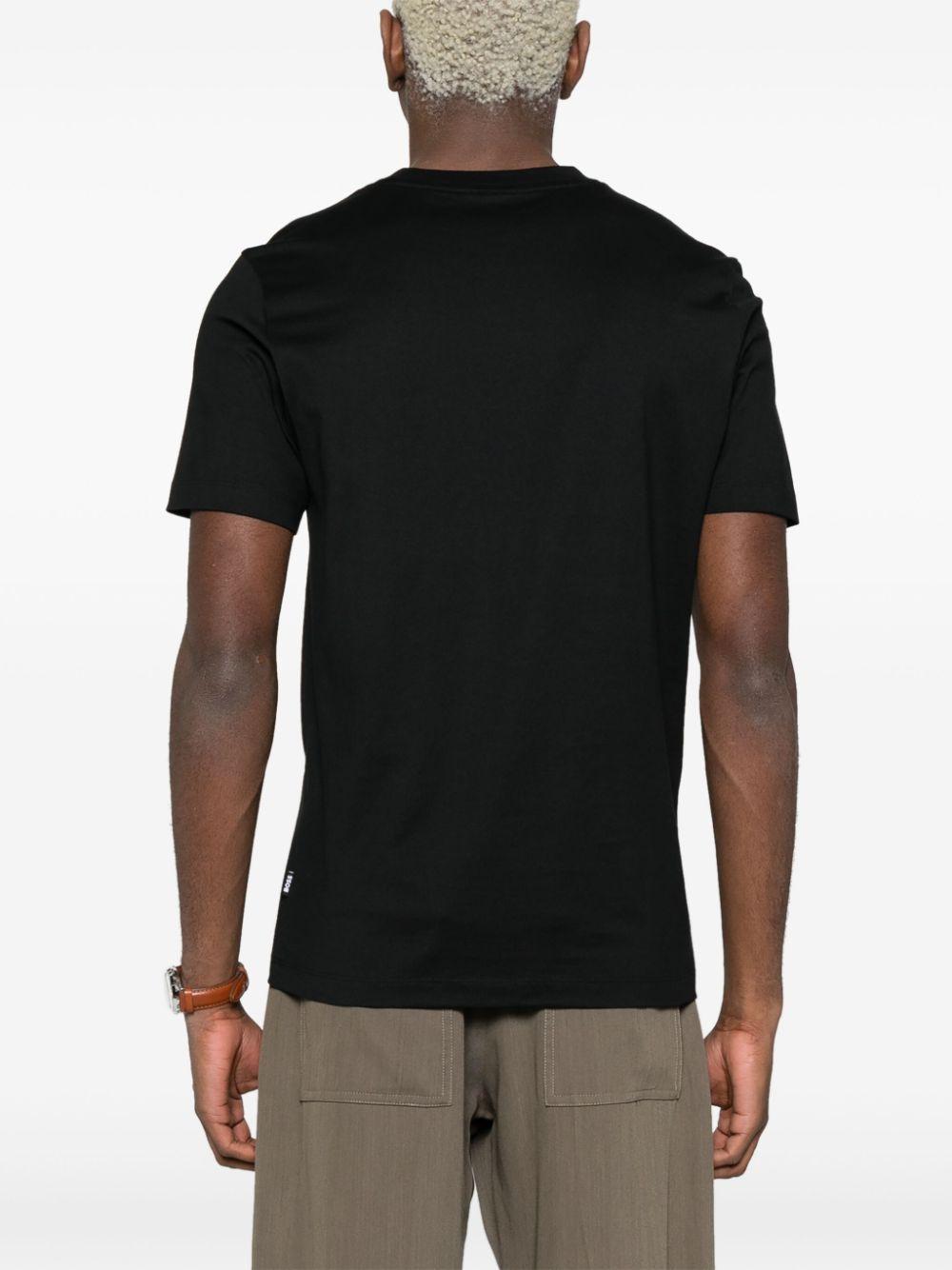 Graphic-print Cotton T-shirt In Black Product Image