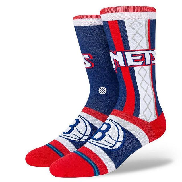 Mens Stance Brooklyn Nets 2021/22 City Edition Crew Socks Blue Product Image