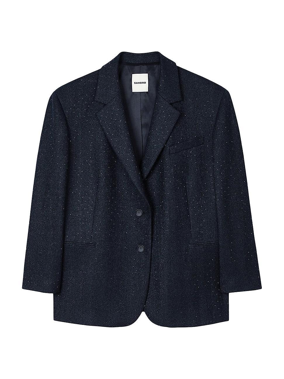 Womens Oversized Suit Jacket Product Image