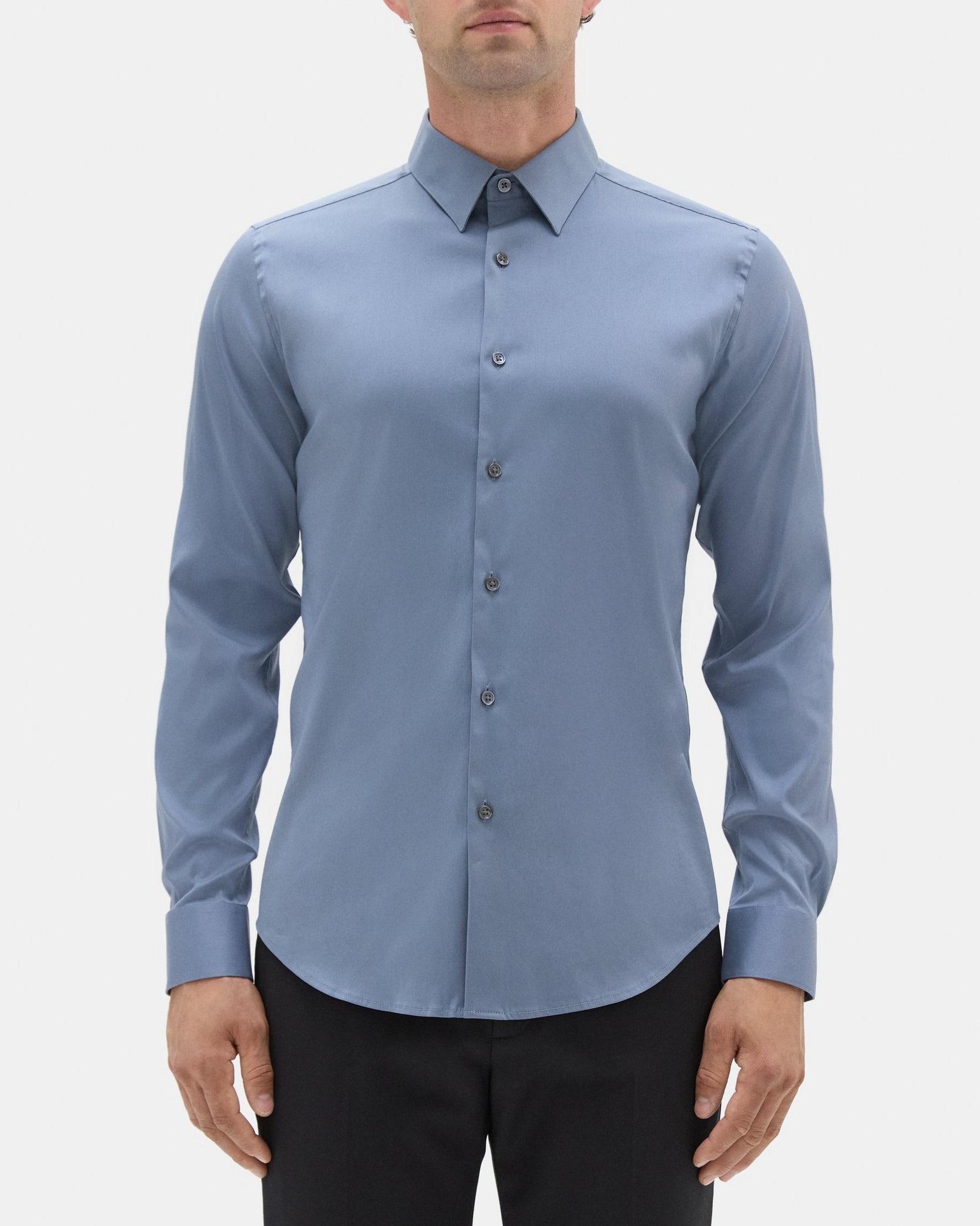 Tailored Shirt In Stretch Cotton Product Image