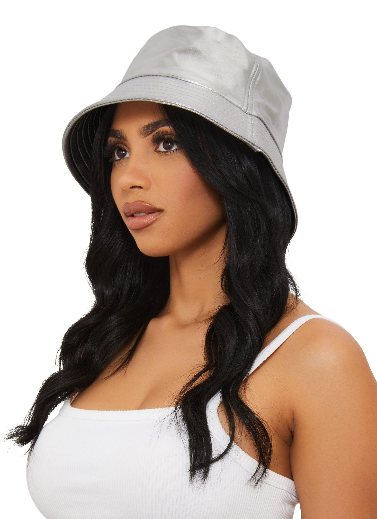 Metallic Foil Bucket Hat Female Product Image