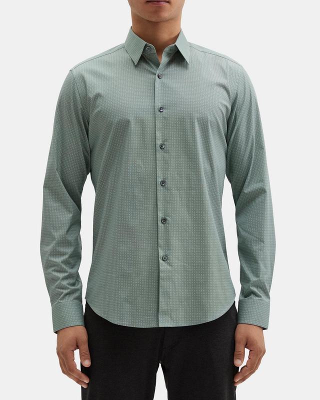 Tailored Shirt in Stretch Cotton-Blend Product Image