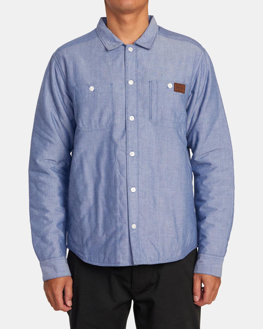 Chainmail Overshirt - Blue Chambray Product Image