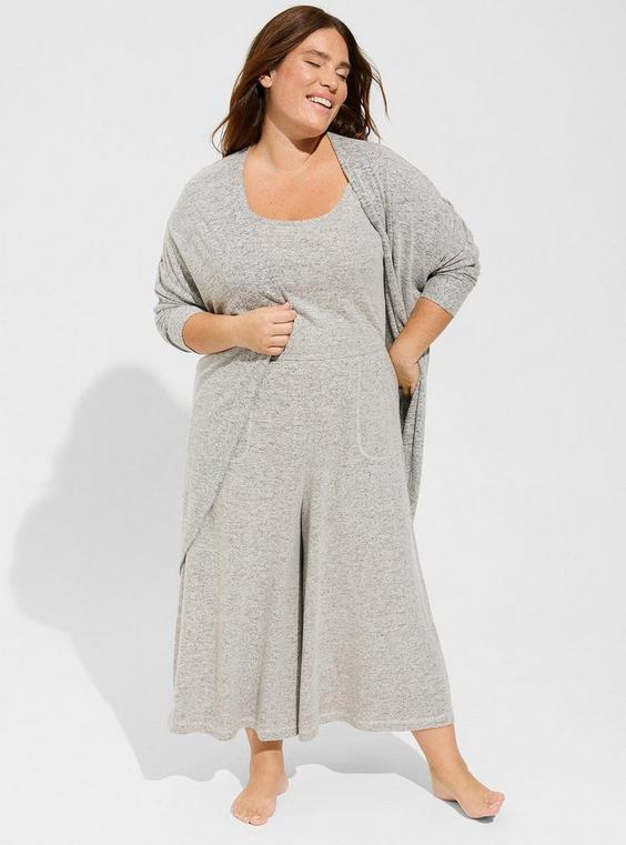 Plush Cocoon Lounge Cardigan Product Image