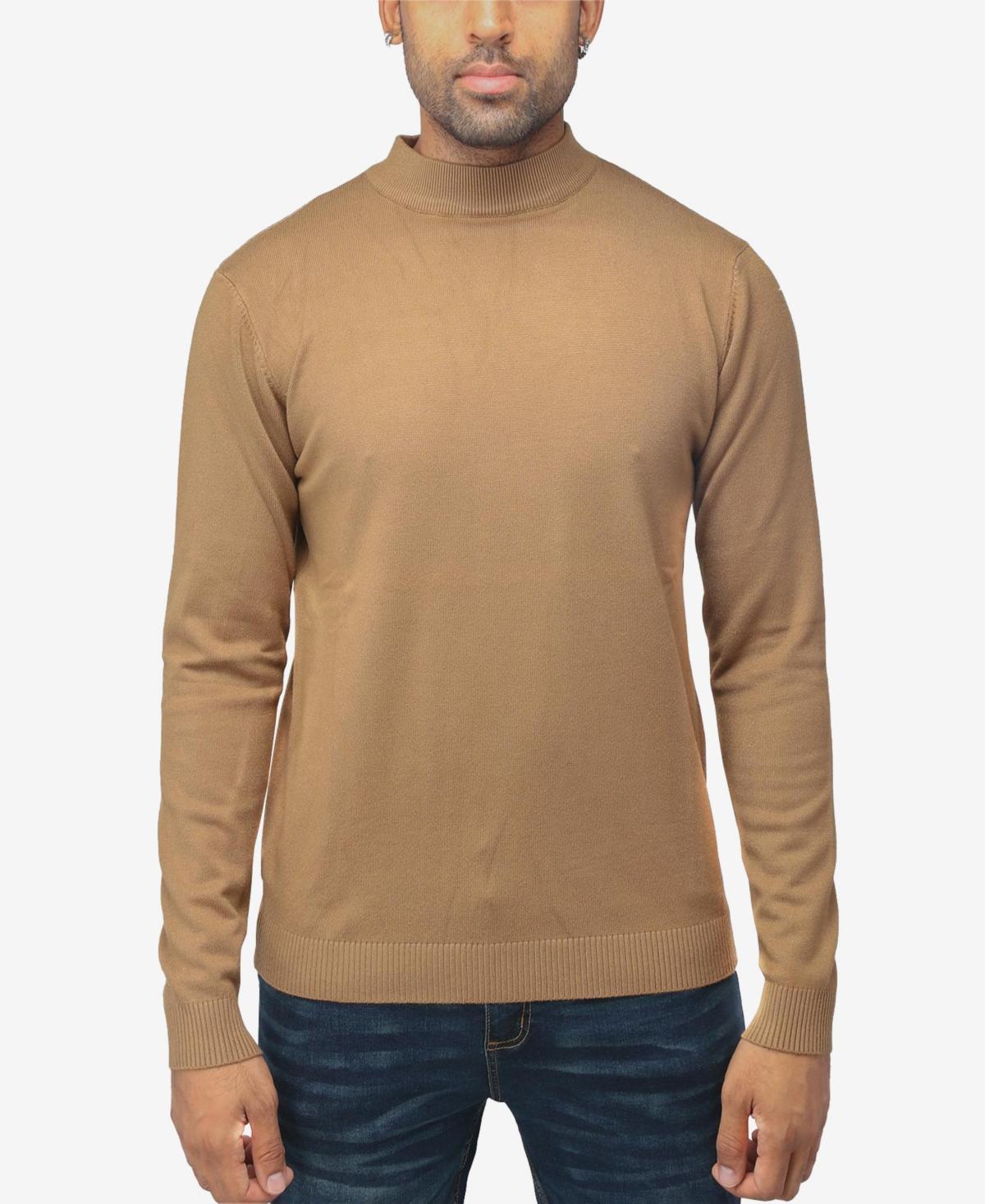 X-Ray Mens Basice Mock Neck Midweight Pullover Sweater Product Image