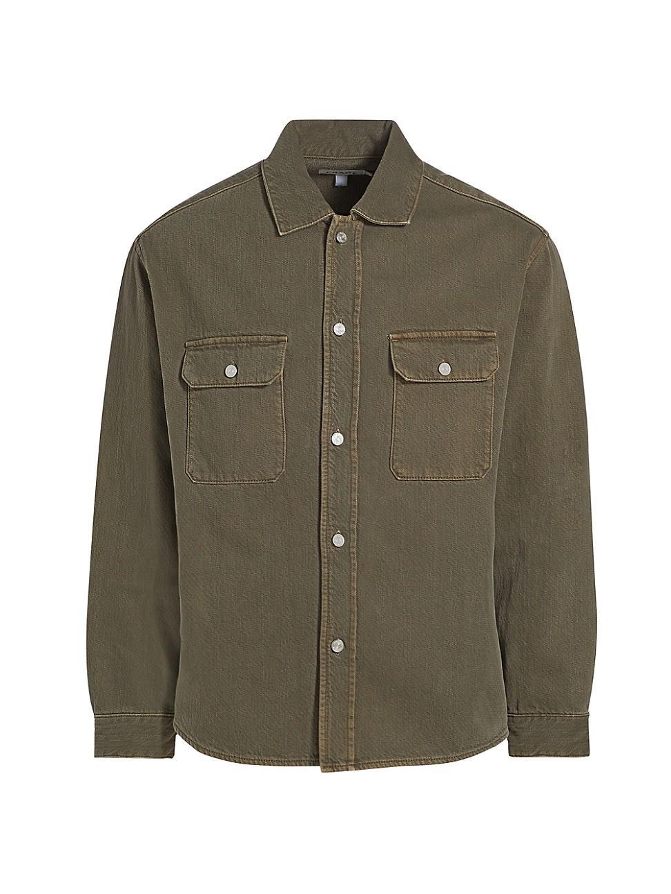 Mens Cotton Terry Overshirt Product Image