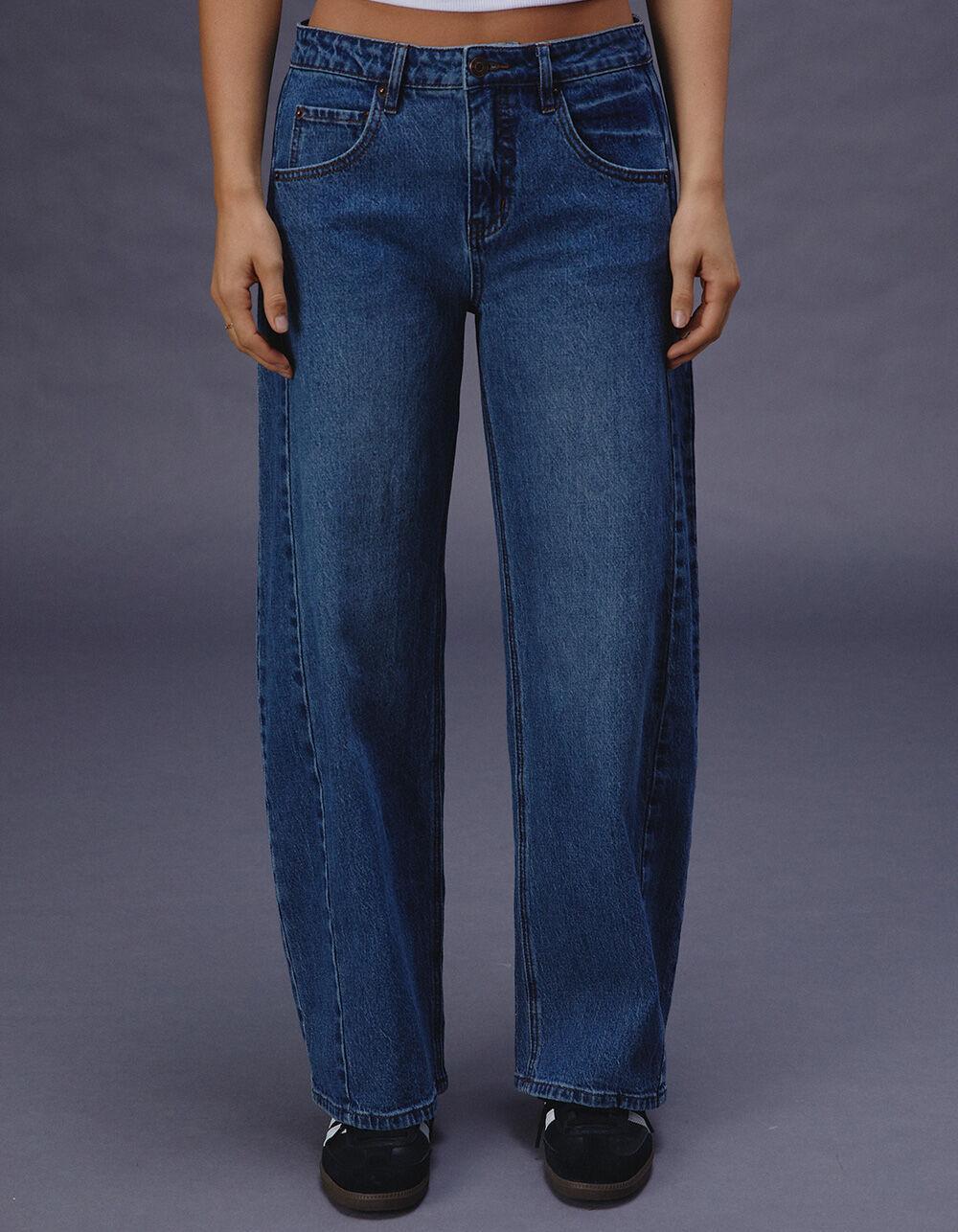 RSQ Womens Low Rise Barrel Jeans Product Image