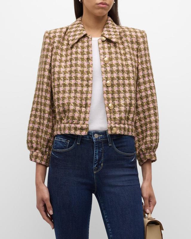 LAGENCE Bridges Tweed Crop Jacket Product Image