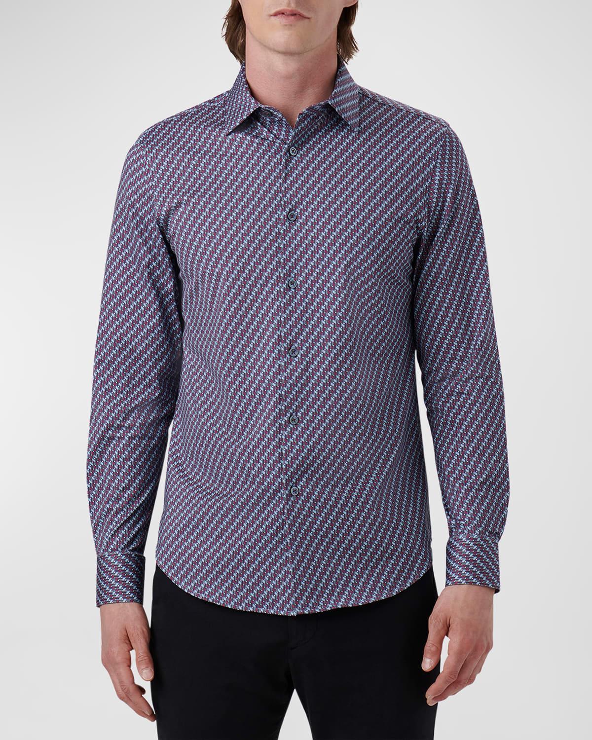 Mens James Geometric OoohCotton Sport Shirt Product Image