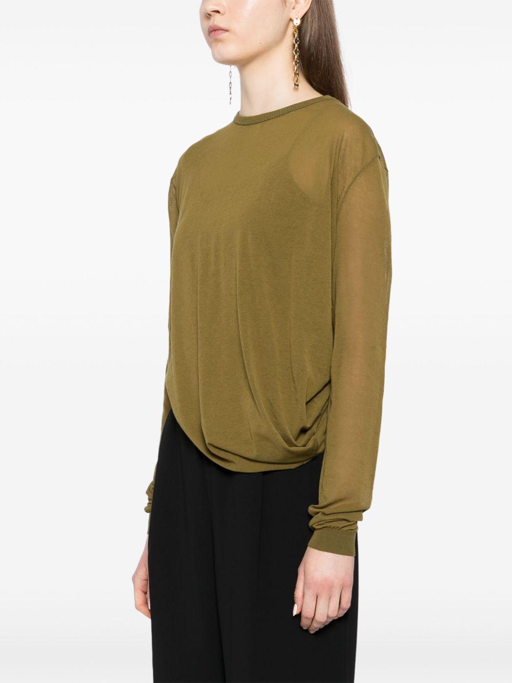 side long-sleeved top Product Image