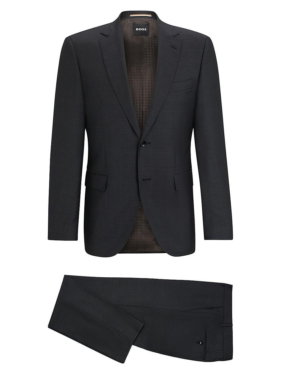 Mens Regular-Fit Suit in Wool Product Image