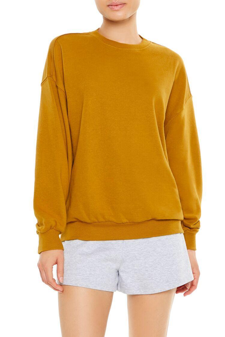 Oversized French Terry Pullover | Forever 21 Product Image