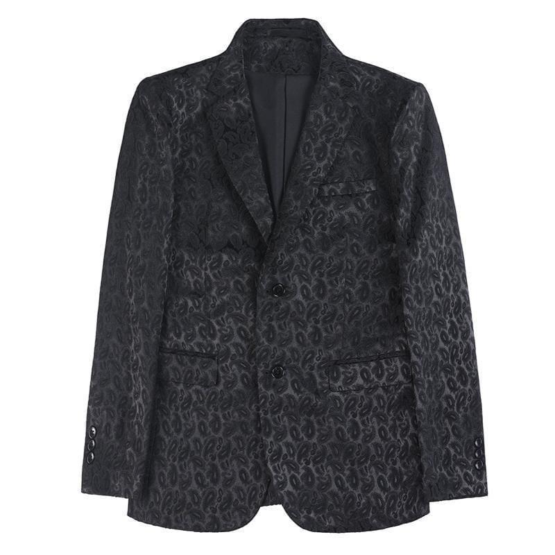 Paisley Print Single-Breasted Blazer Product Image