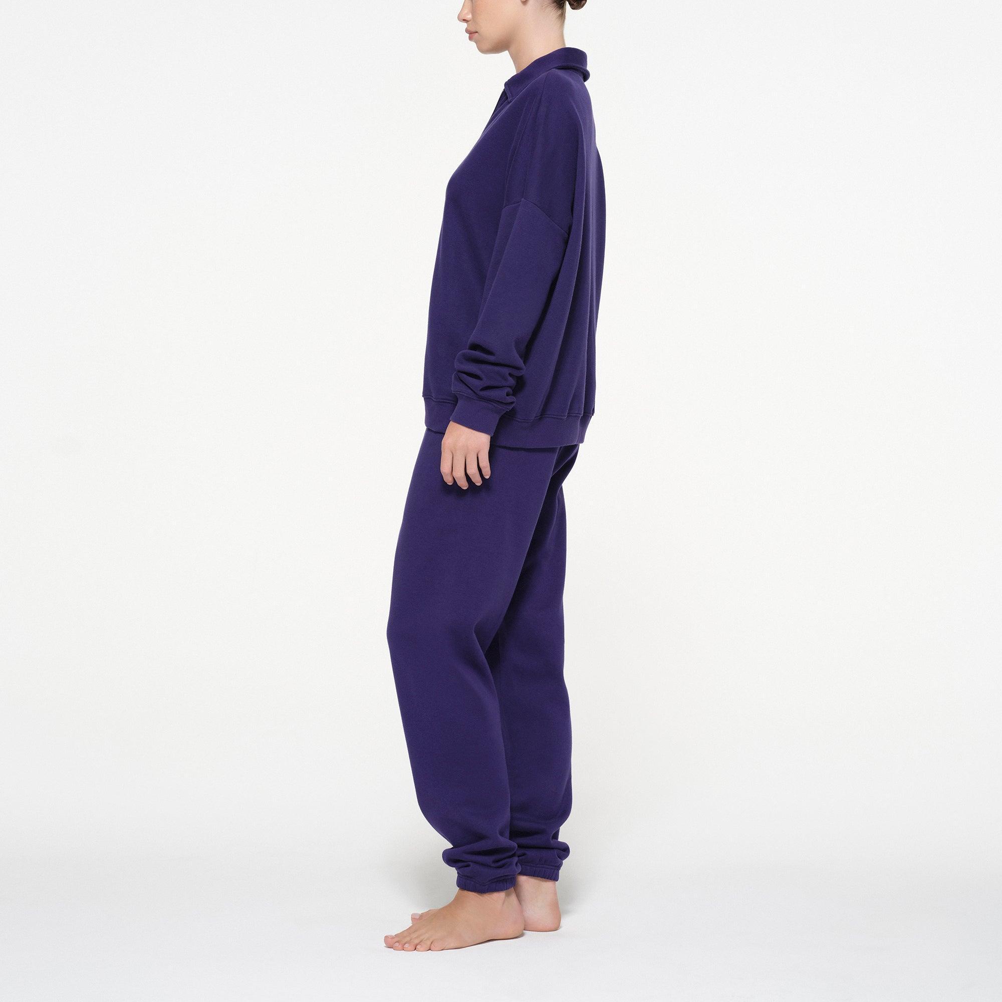 COTTON FLEECE OVERSIZED QUARTER ZIP PULLOVER | CONCORD Product Image