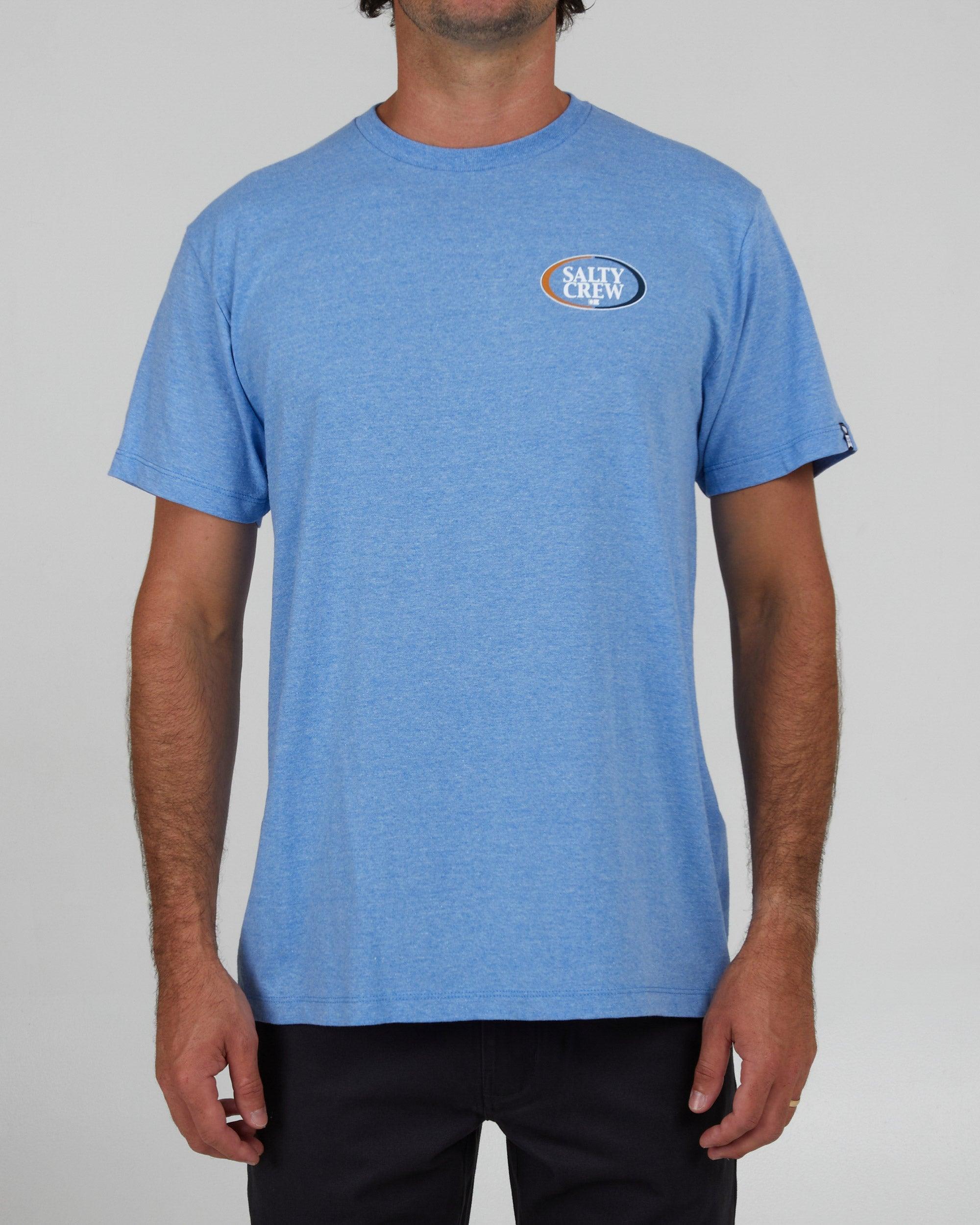 Half N Half Light Blue S/S Classic Tee Male Product Image