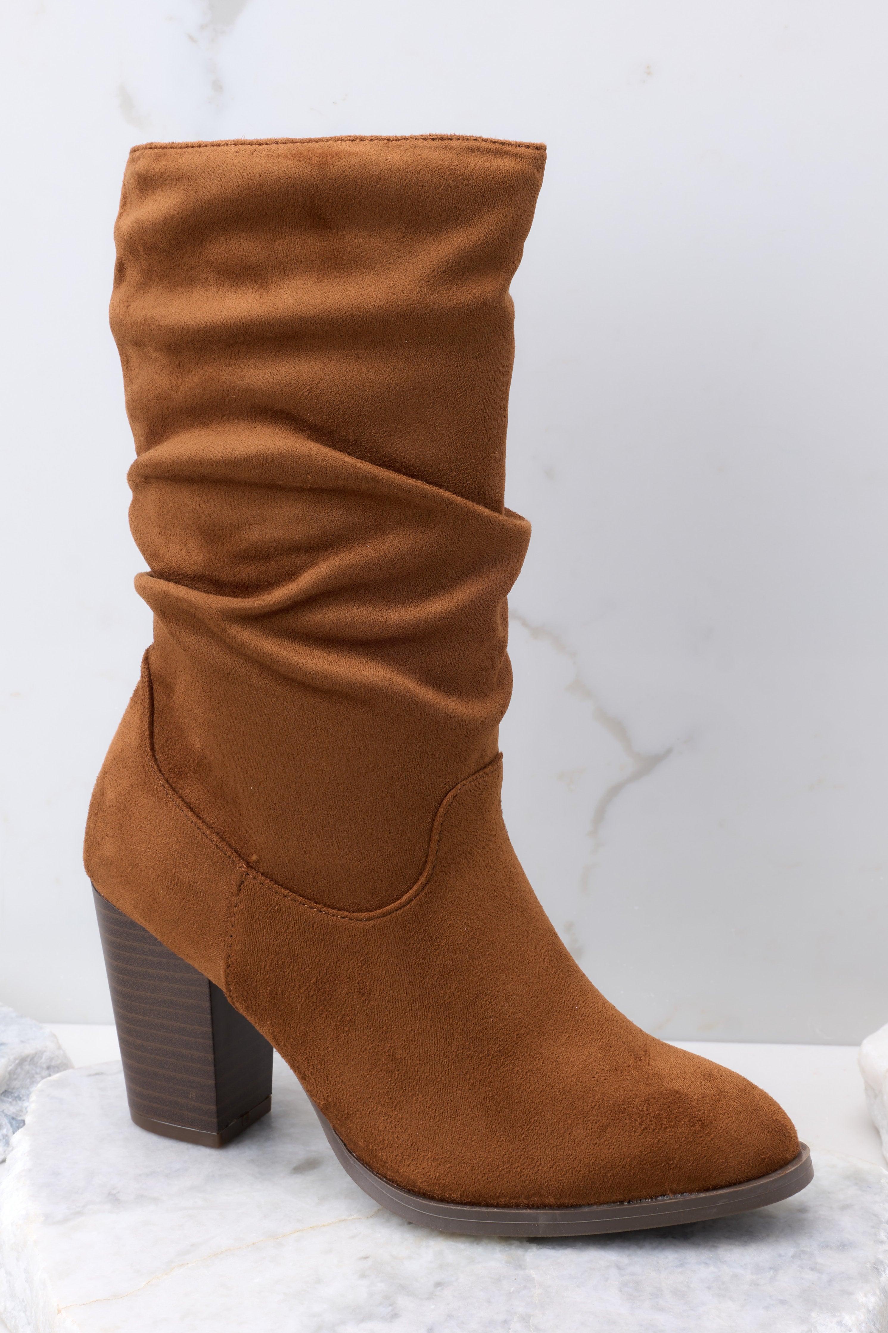 One Step At A Time Brown Boots Product Image