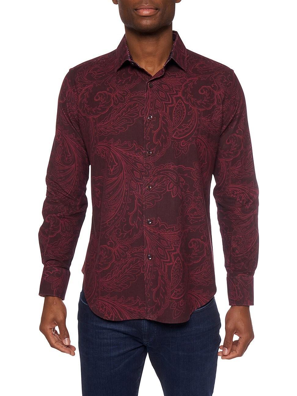 Mens Tarvos Paisley Woven Shirt Product Image