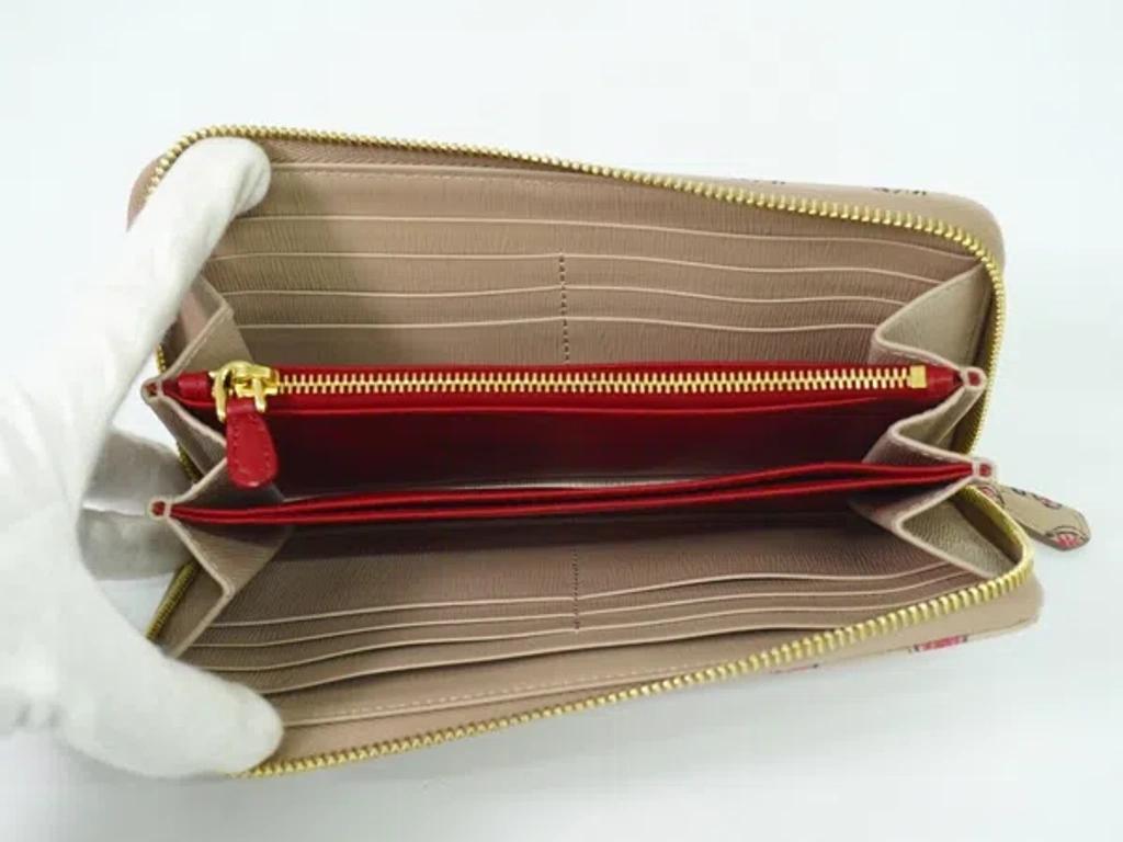 Beige Leather Wallet  () Product Image