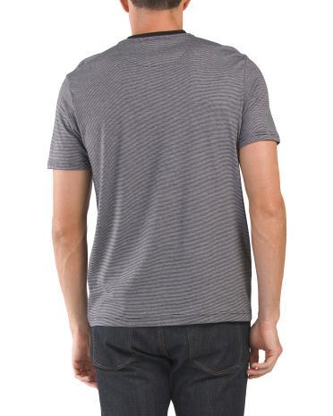 End On End Block T-Shirt for Men | Cotton Product Image