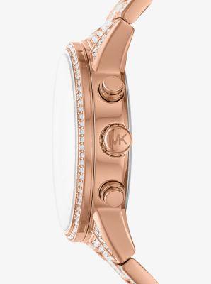 Oversized Pavé Logo -Tone Watch Product Image