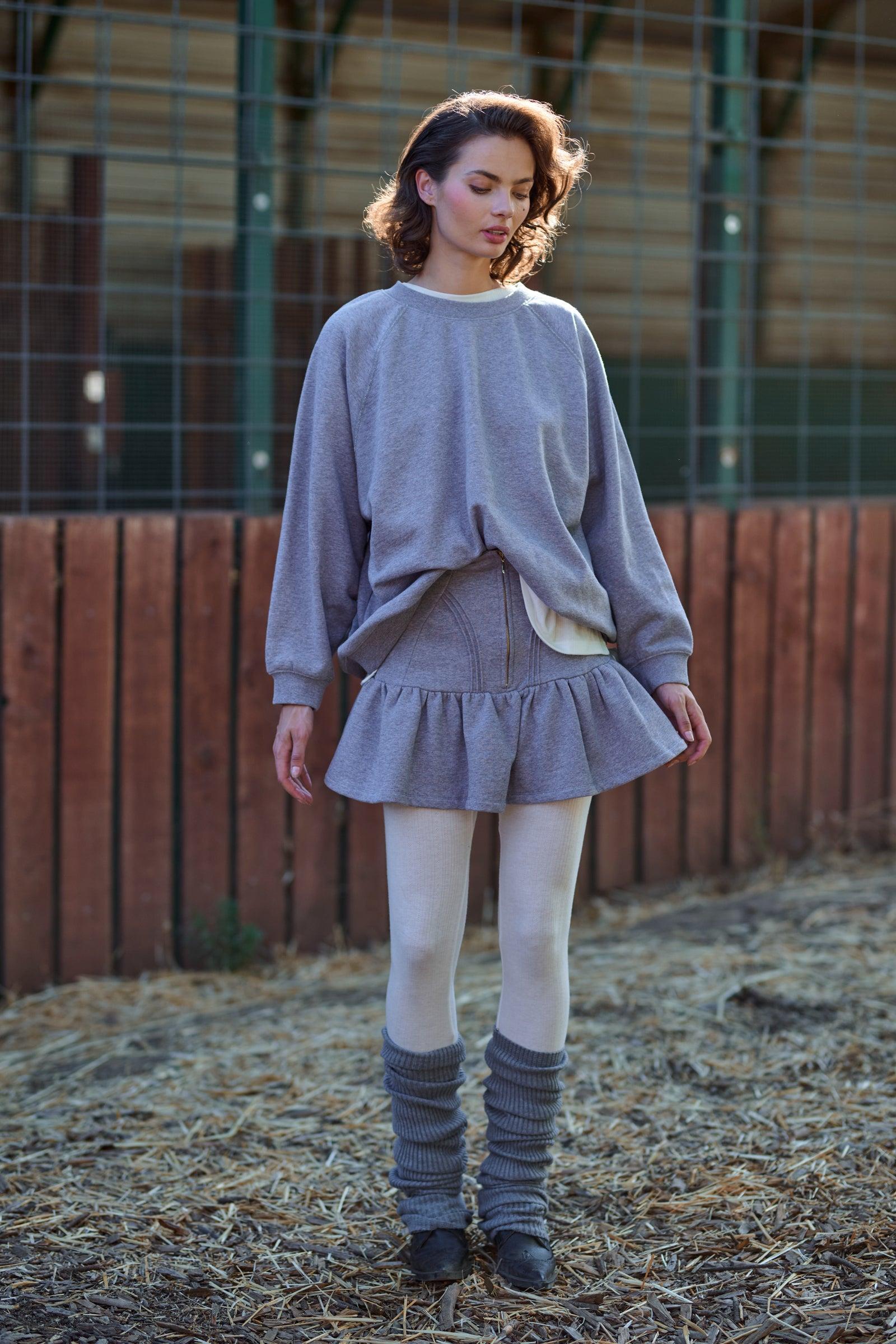 The Heather Grey Heather Skirt Product Image