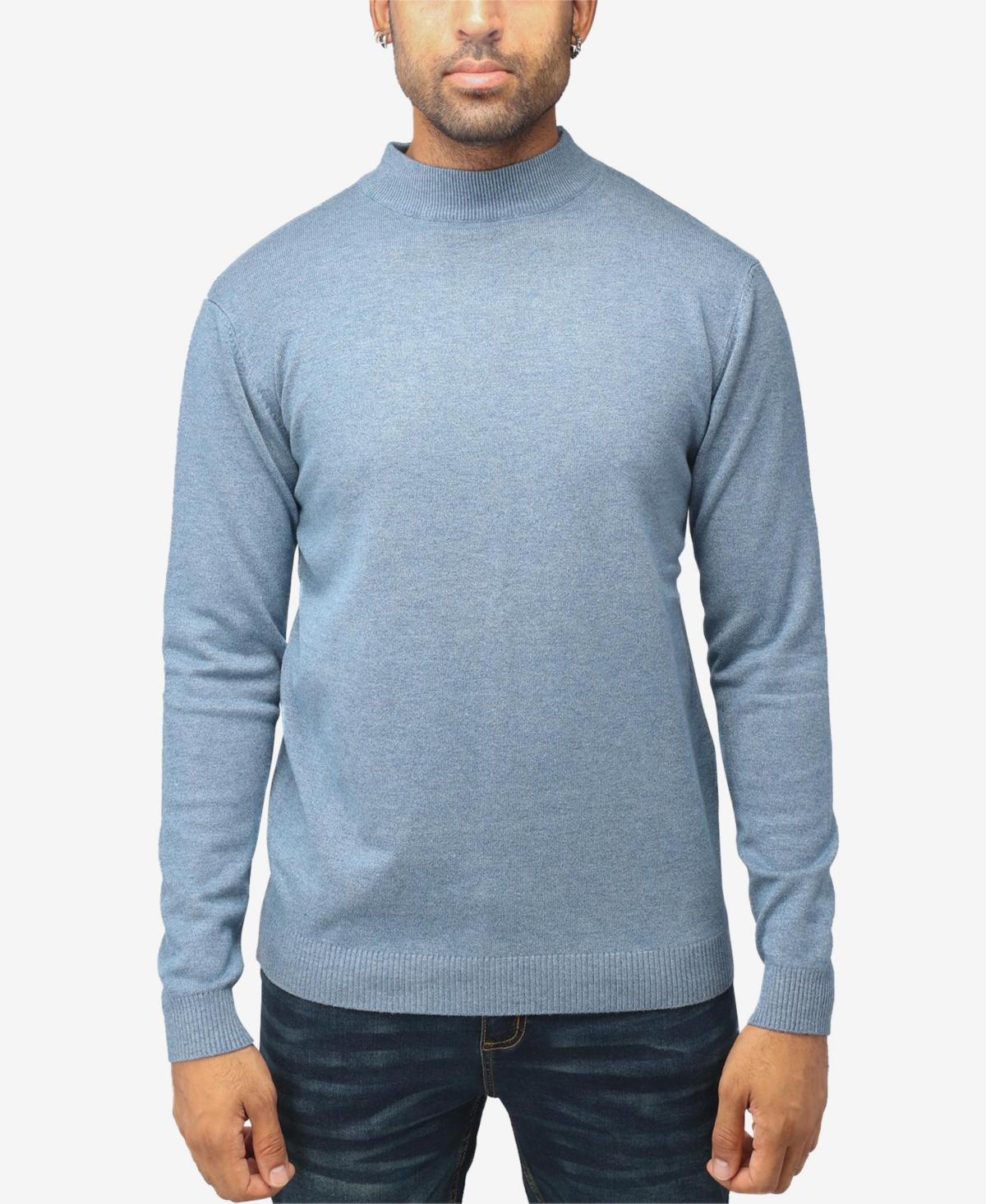 X-Ray Mens Basice Mock Neck Midweight Pullover Sweater Product Image