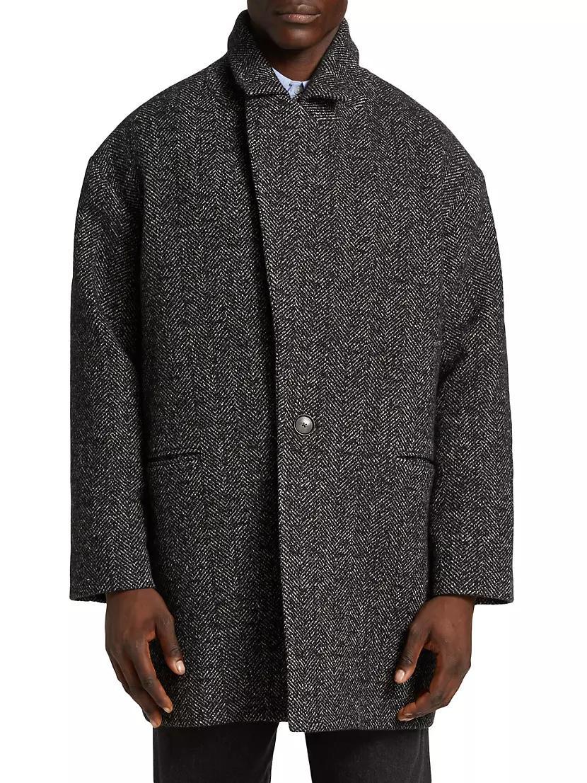 Amherst Herringbone Wool Coat Product Image