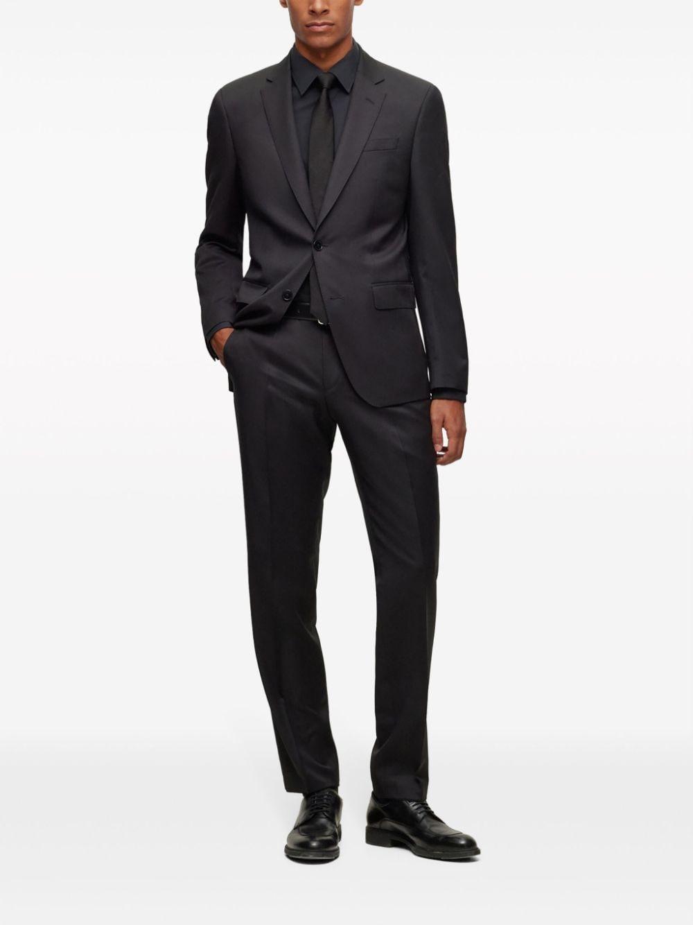 Straight Leg Trousers In Black Product Image