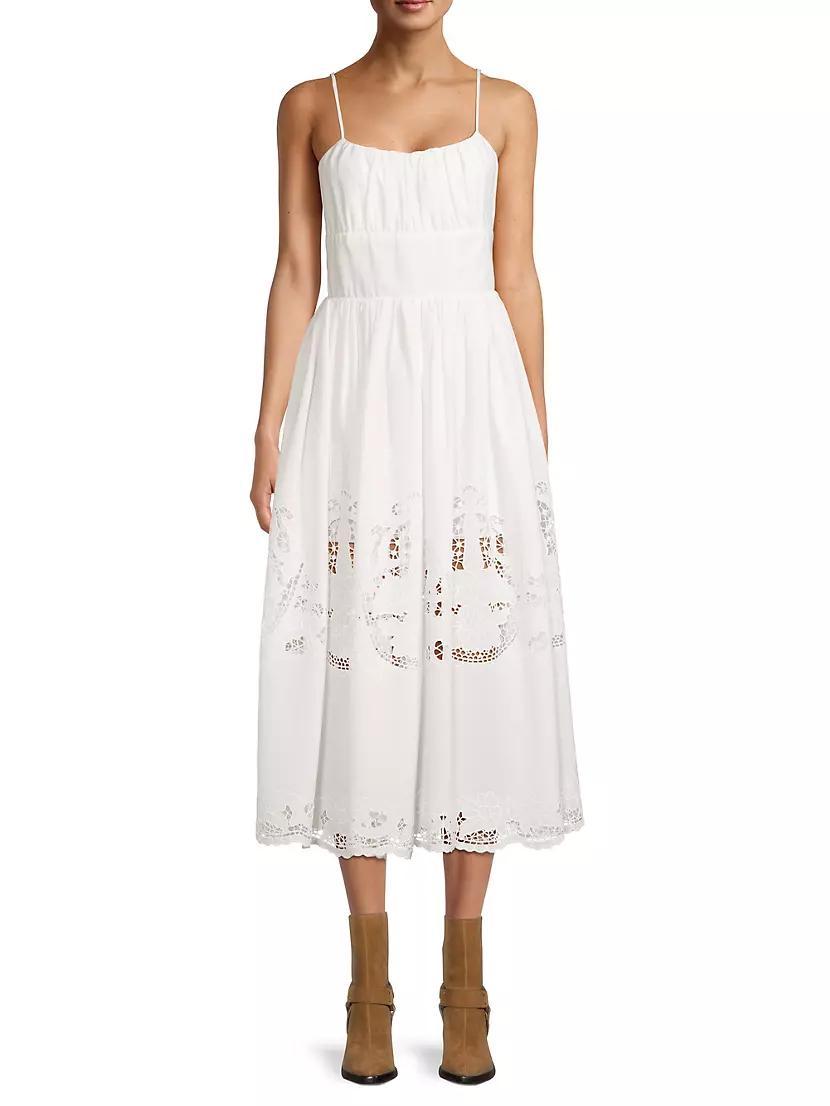 Lucia Sleeveless Eyelet Maxi Dress Product Image