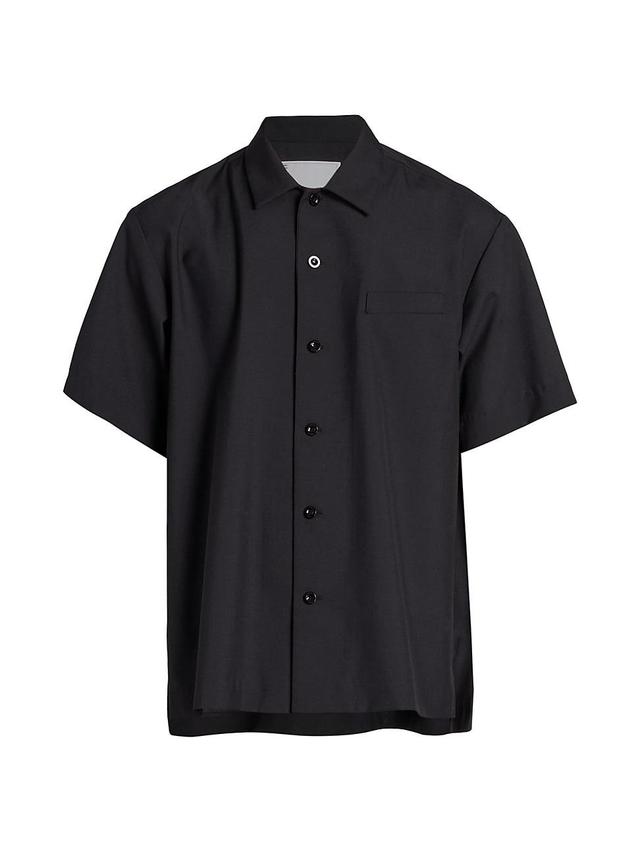 Mens Short-Sleeve Button-Up Shirt Product Image